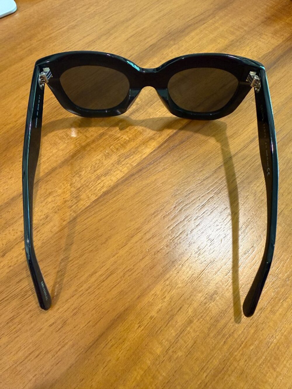 Celine 3 Dots Butterfly Black Round Women's Sunglasses CL4005FN - Picture 3 of 10